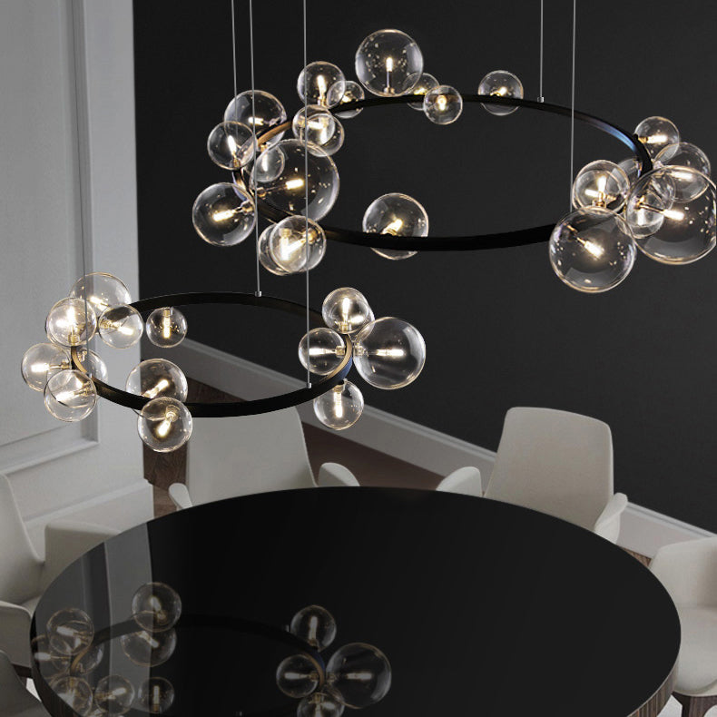 Sphere chandelier deals modern