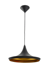 CLA Lighting Caviar Matt Black Modern Metal Pendant 