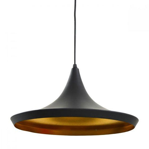 CLA Lighting Caviar Matt Black Modern Metal Pendant 